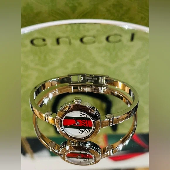 💎 GUCCI WATCH SHERRYLINE WATER RESISTANT w/Box Size 7” - Picture 3 of 12